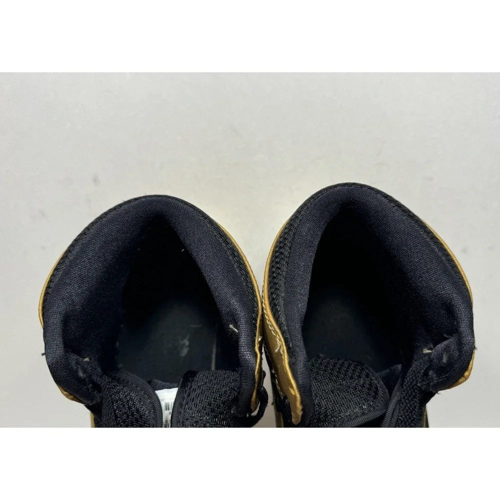 Nike Air Jordan 1 Retro High Melo Mens Size 11 Black Gold Shoes 332550-026
